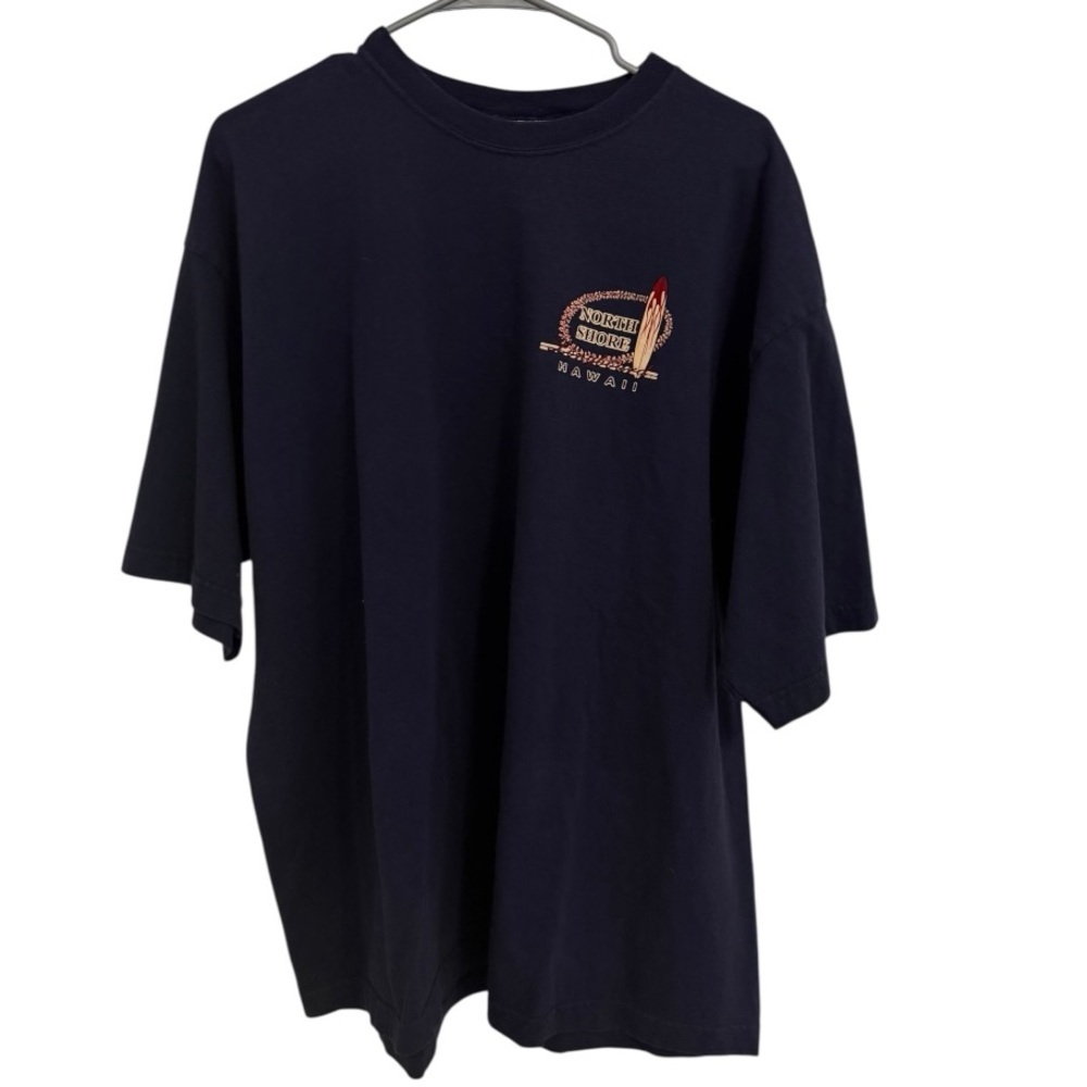 Murina Vintage North Shore Hawaii Surf Graphic Dark Blue T Shirt 2Xl XXL USA